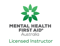 Mental Health First Aid Licensed Instructor logo